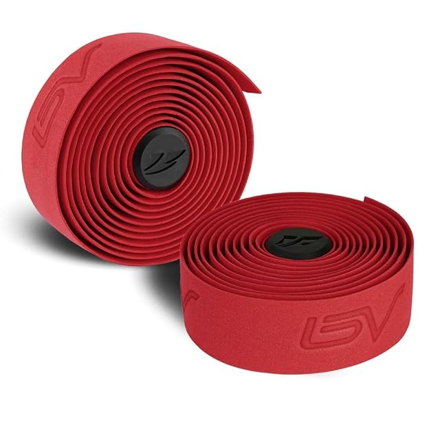 BV black EVA road bike handlebar tape, two rolls