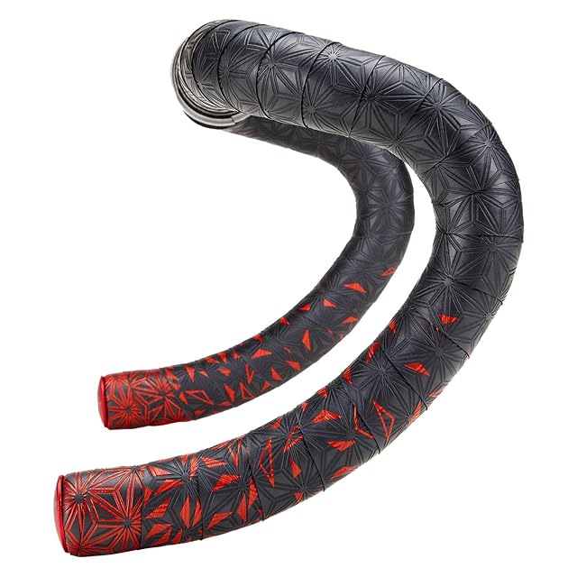 Supacaz Super Sticky Kush Star Fade Red bicycle bar tape