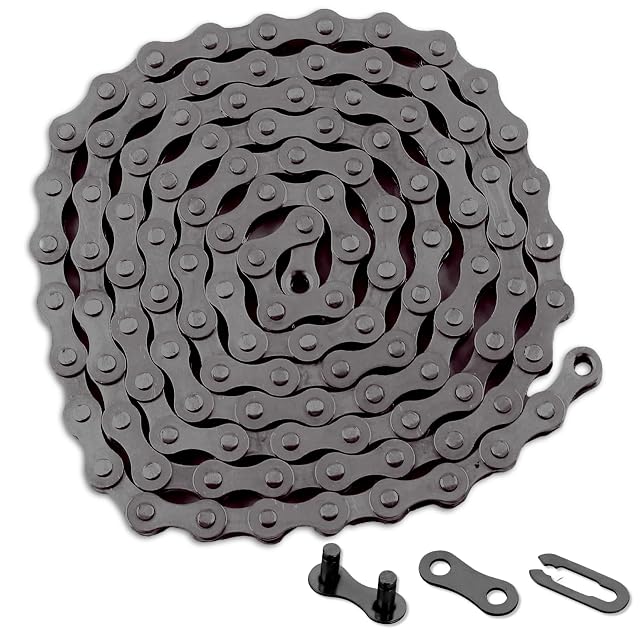 HuGuWdy brown-plated single-speed bicycle chain