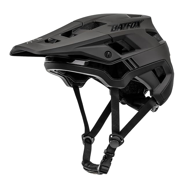 BATFOX mountain bike helmet with large visor