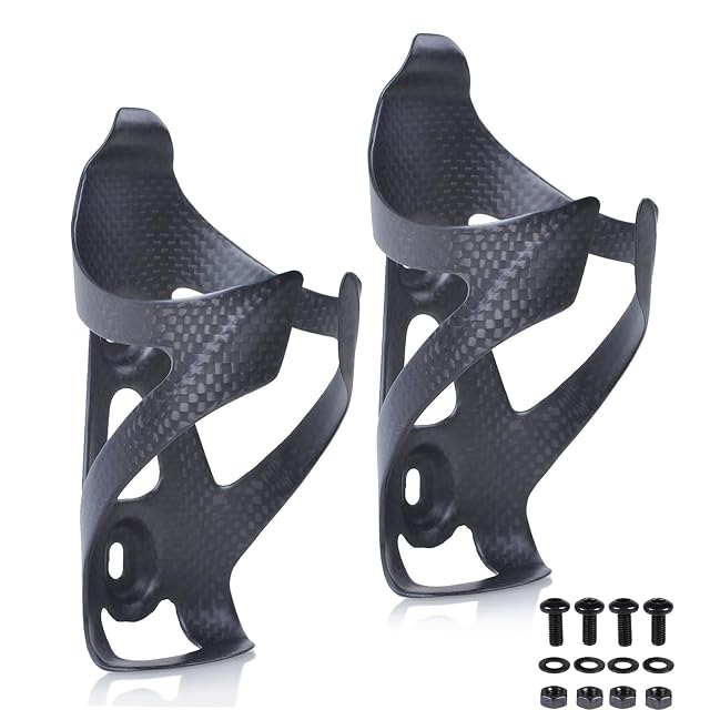 ThinkTop full carbon fiber bicycle bottle cages, pair