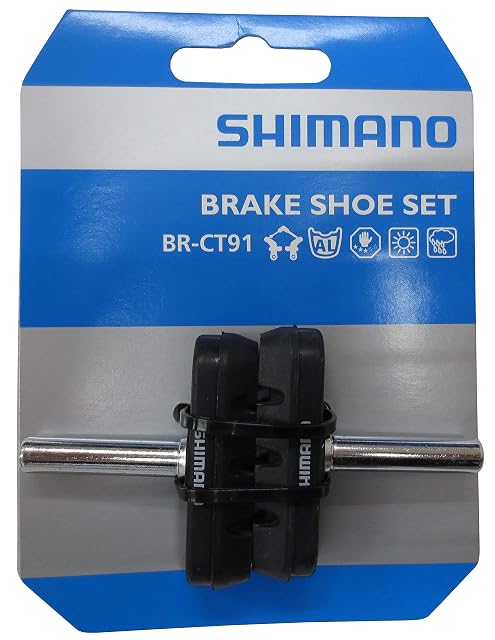 Shimano BR-CT91 black cantilever brake shoes, pair