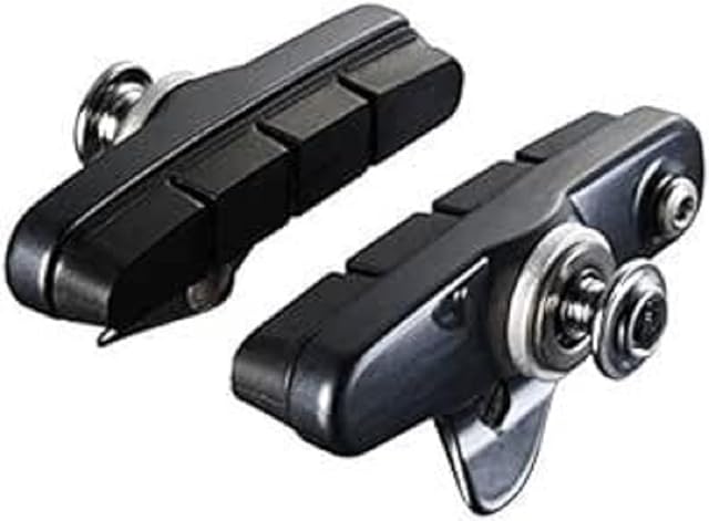 Shimano R55C3 silver cartridge brake shoes for road calipers