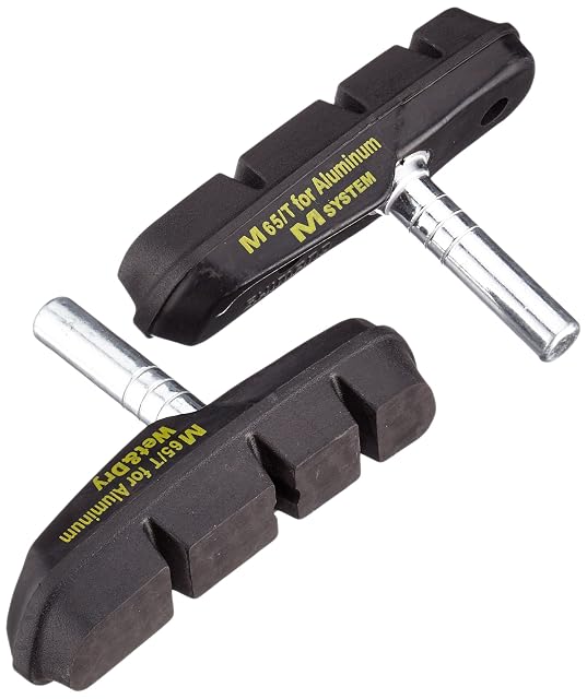 Shimano M65T black cantilever bicycle brake shoes