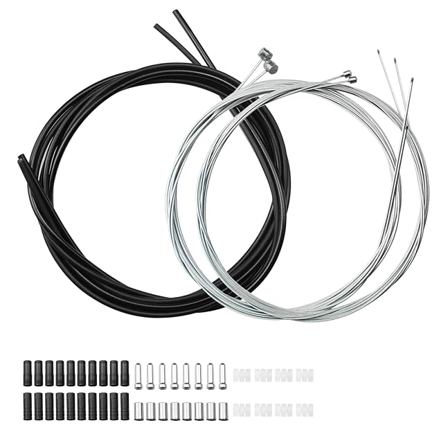 Hyakoz cable and housing set with ferrules, end caps and frame donuts