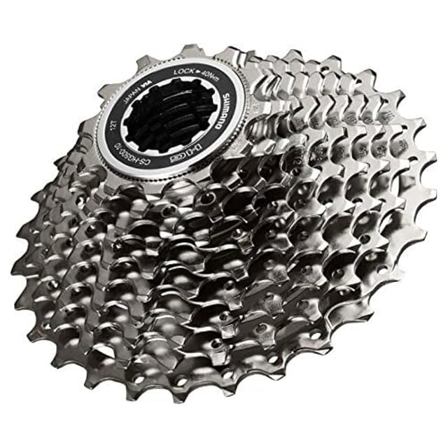 Shimano CS-HG500-10 silver 10-speed bicycle cassette