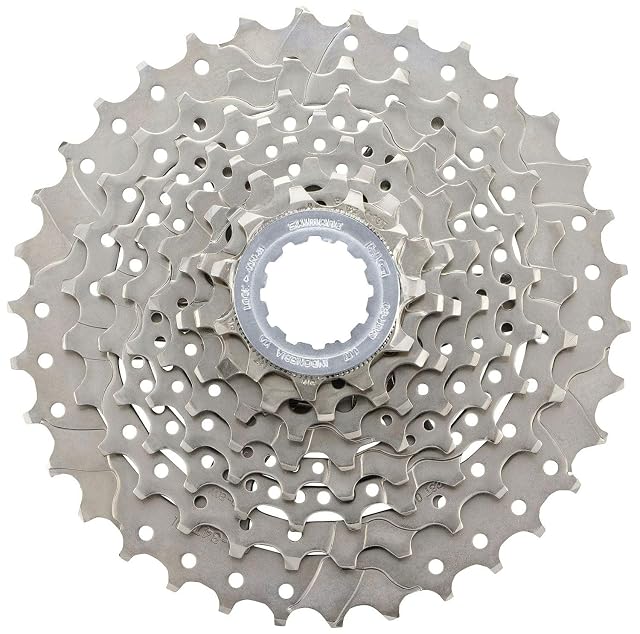 Shimano CS-HG50 silver 8-speed bicycle cassette