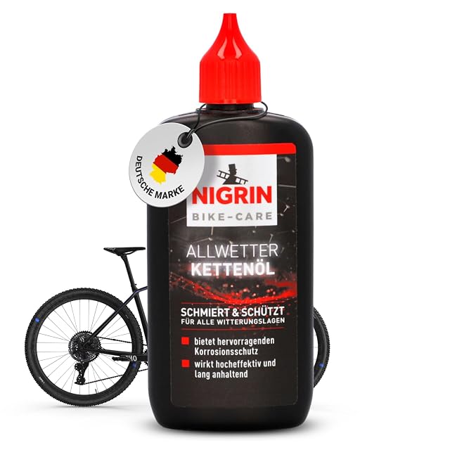 NIGRIN BIKE-CARE all-weather chain oil bottle, 100 ml