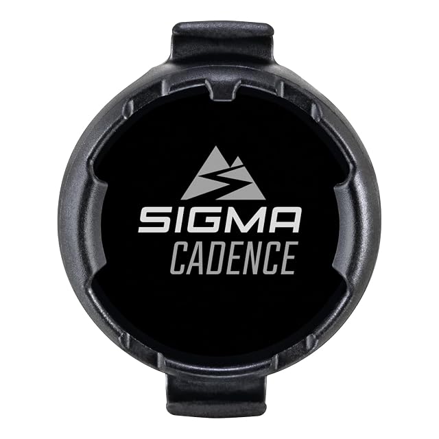 SIGMA DUO cadence sensor on its pivoting crank mount