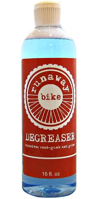 Runaway Bike degreaser bottle with flip-top lid