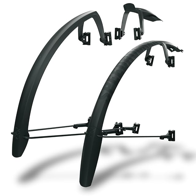 SKS SPEEDROCKER mudguard set fitted to a gravel bike