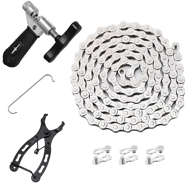 Ruby-Q bicycle chain repair kit with breaker, link plier and quick links