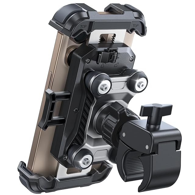 JOYROOM JR-498 motorcycle and bike phone mount with vibration dampers