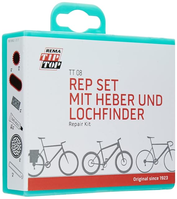 Unitec REMA TIP TOP twelve-piece bicycle puncture repair kit