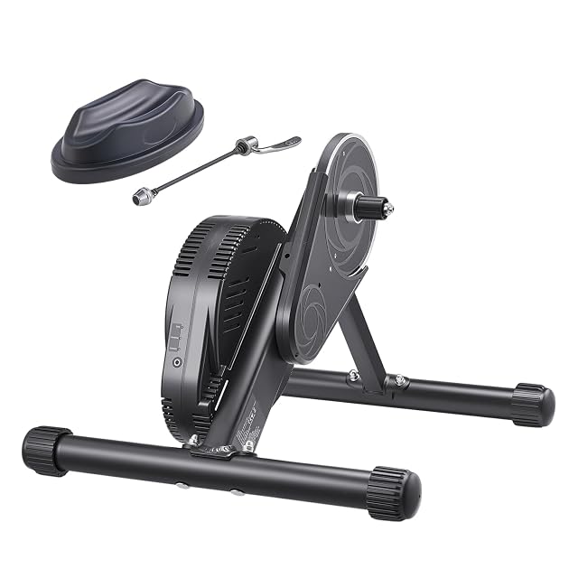 VEVOR smart turbo trainer with its resistance remote control