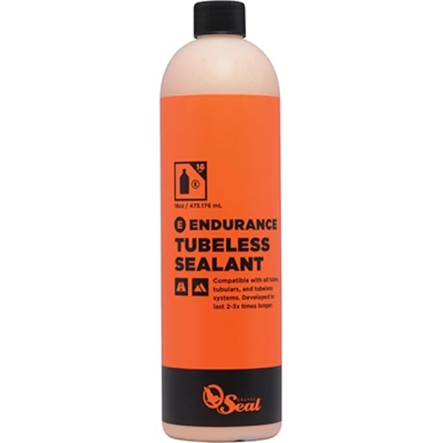 Orange Seal Endurance tubeless tire sealant 16 oz refill bottle